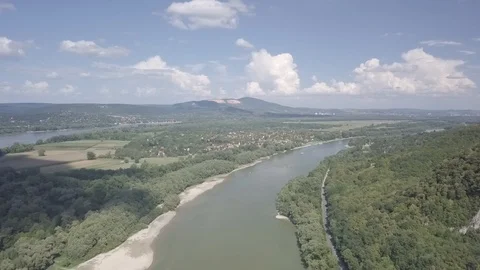 Island of Szentendre Stock Footage 94366502