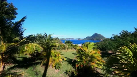 Island Terre-de-Haut, Iles des Saintes, Les Saintes, Guadeloupe, Lesser Antilles Stock Footage