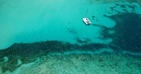 Island Tilt up Stock Footage 93578310