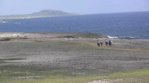 Island View of Ocean Stock-Footage 38908438