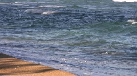 Island Waves Stock Footage 6702000
