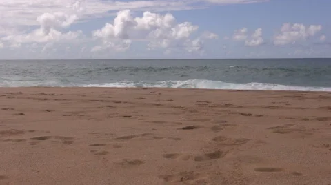 Island Waves Stock Footage 6731105