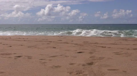 Island Waves Stock Footage 6731740