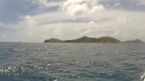 Islands from boat cam Video stock 24336103
