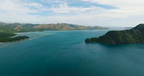 Islands in Coron, Palawan. Philippines. Stock Footage 265003719