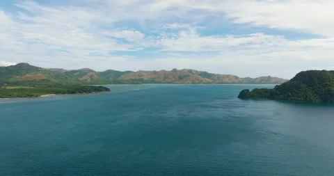 Islands in Coron, Palawan. Philippines. Stock Footage 310354221