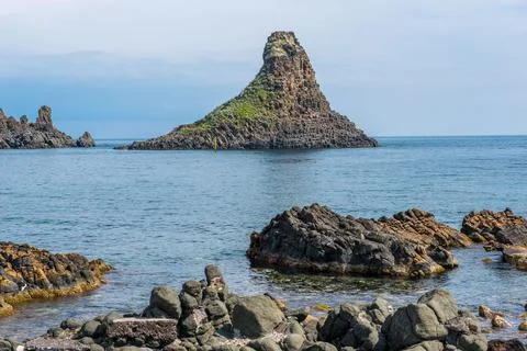 The islands of the Cyclops Stock Photos