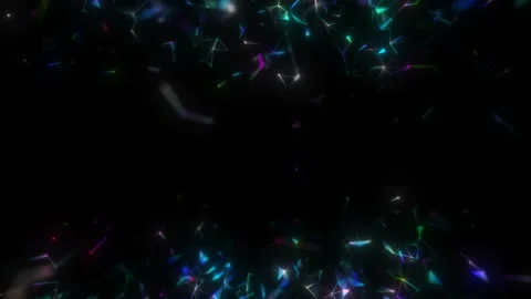 Islands in different points of the screen.Neurostructures. Seamless loop. Video stock 102337929