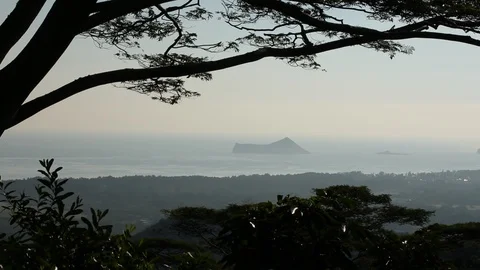 Islands in the distance Stock Footage 93593351
