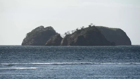 Islands in distance Stock Footage 126879294