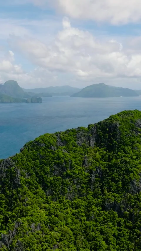 Islands in El Nido, Philippines. Stock Footage 313469970