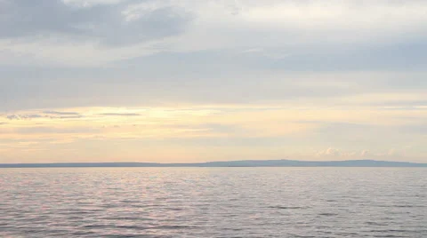 Islands on horizon 3 Stock Footage 31869666