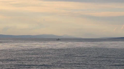 Islands on horizon 9 Stock Footage 31899893