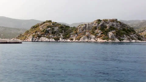 Islands of kekova Stock Footage 25373275