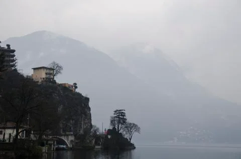 Islands in the Mist Stock Photos