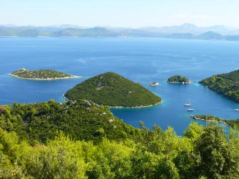Islands of Mljet 스톡 사진