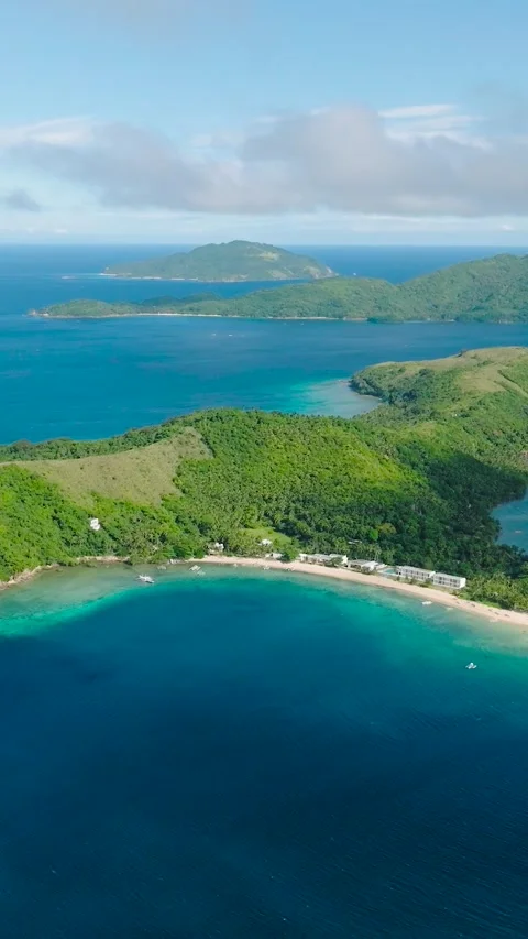 Islands in Romblon, Romblon. Philippines. Stock Footage 267402381