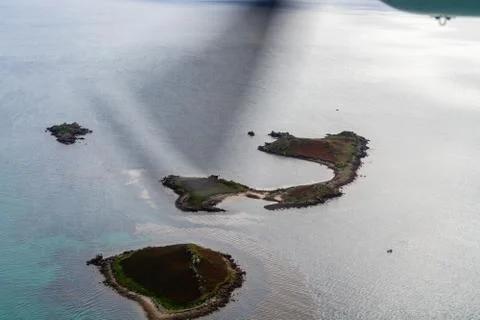 Islands from the sky Stock Photos