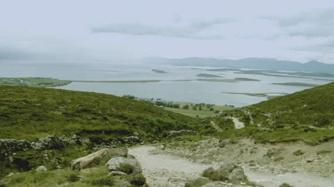 Islands view from a mountain Video stock 244152164