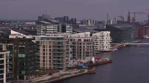Islandsbrygge 1 Stock Footage 140098547