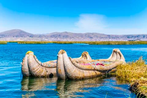 Islas flottantes Foto stock