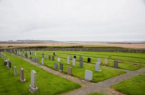Islay cemetery Stock Photos