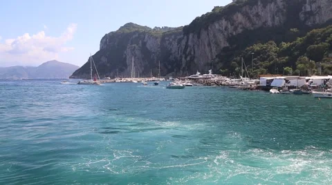 The Isle of Capri, Campania Stock Footage 46028511