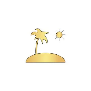 Isle computer symbol Stock-Illustration