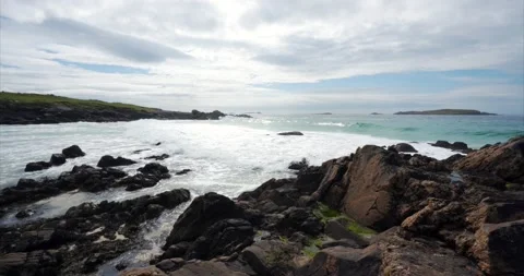 Isle of lewis beach02 Stock Footage 172544991