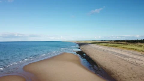 Isle of Man, the Lhen Beach Stock Footage 250484010