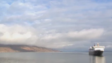 Isle of Mull - Timelapse - Ferry coming in - No Audio 動画素材 86113342