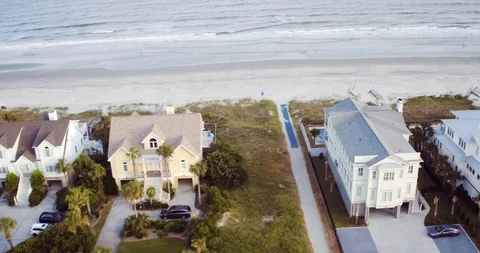 Isle of Palms flyover Stock-Footage 96254062