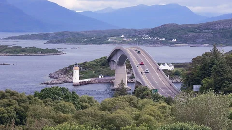 Isle of Skye bridge Stock Footage 39571004
