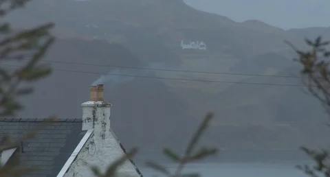 Isle of Skye Chimney Stock Footage 70596192