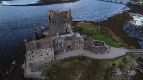 Isle of Skye - Eilean Donan Castle - Scotland - 2 Stock Footage 158013576