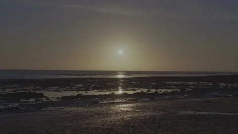 Isle of Wight beach in Spring Stock Footage 168969089