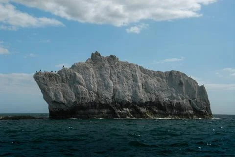 Isle of wight Cliffs Needles Stock Photos