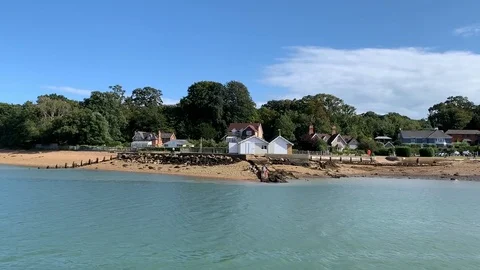 Isle Of Wight cost - UK 動画素材 127280295