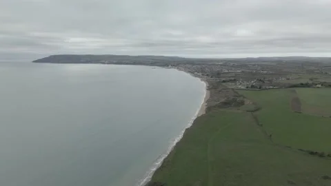 Isle of Wight Needles cliff - Drone - 03 Video stock 203789635