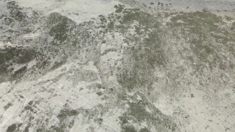 Isle of Wight Needles cliff - Drone - 09 Video stock 203790862