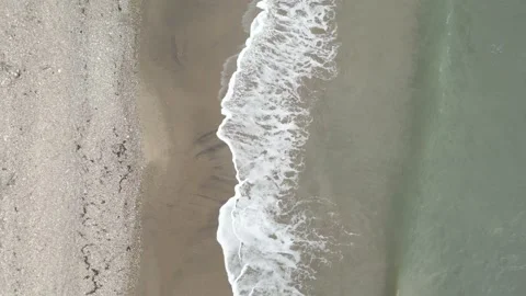 Isle of Wight Needles cliff - Drone - 11 Video stock 203830459
