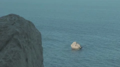 Islet from a viewpoint Stock Footage 139428050