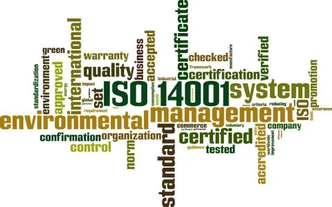 Iso 14001 word cloud イラスト素材