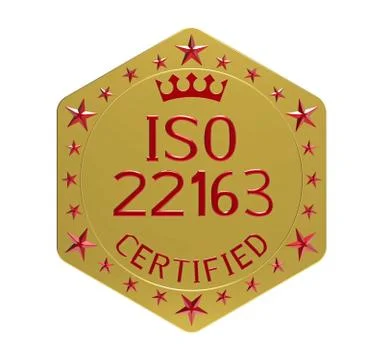 ISO 22163 standard Stock Illustration