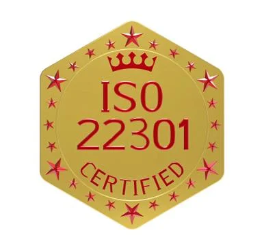 ISO 22301 standard Stock Illustration