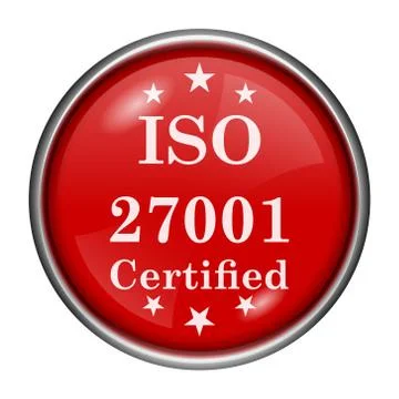 Iso 27001 icon Stock Illustration