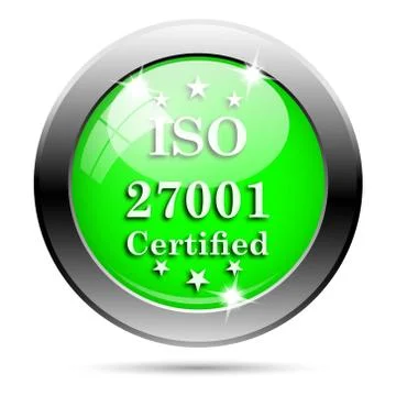 Iso 27001 icon Stock Illustration