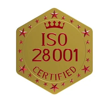 ISO 28001 standard 스톡 일러스트
