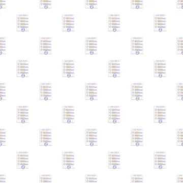 Iso 8251 document form seamless pattern Stock Illustration