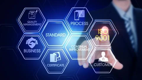 ISO 9001 Illustrazione stock